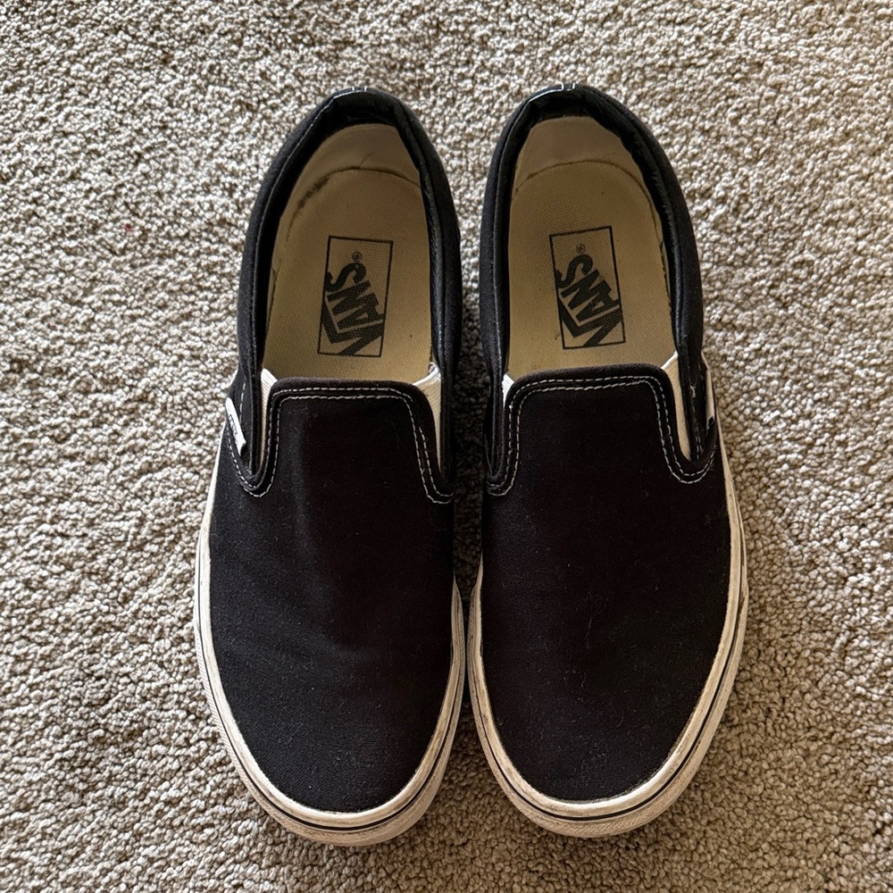 Black & White Slip-On Vans